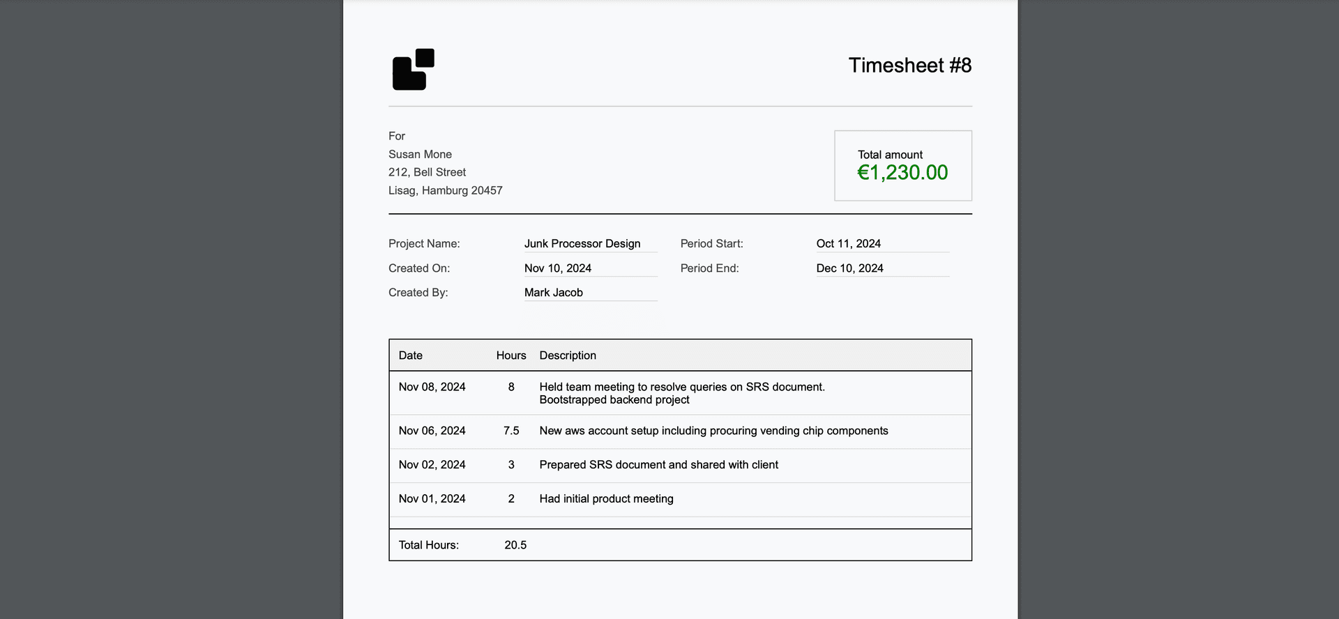 How to Create Professional Client Billing Timesheets - Complete Guide ...